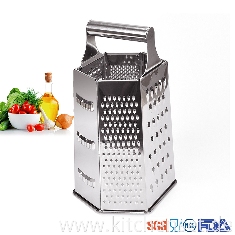 Metal Grips 6 In 1 Kitchen Grater